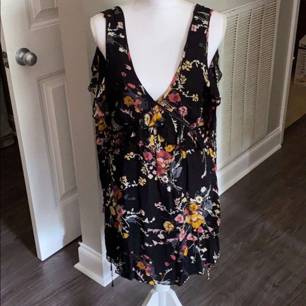 Cold shoulder dress